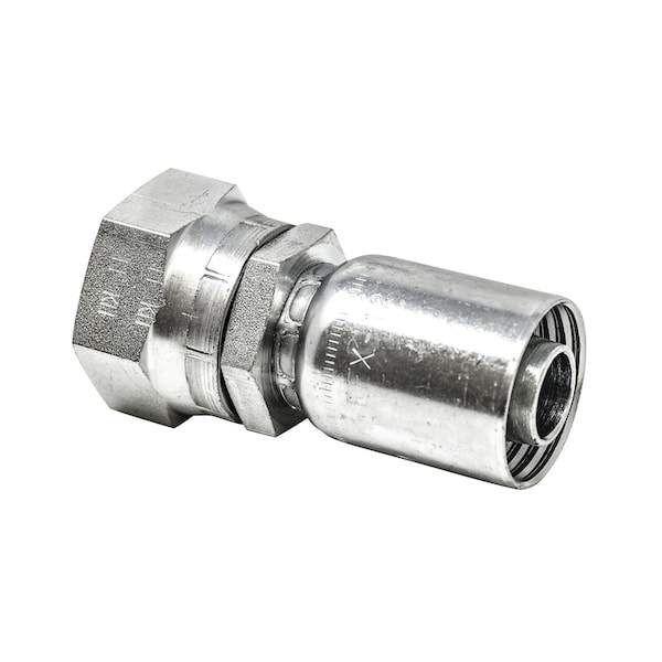 (HC-FFX) Female Seal Lok - Swivel - Straight - Short 4" x5" x2"